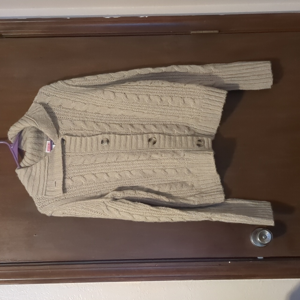Mossimo supply co tan cardigan